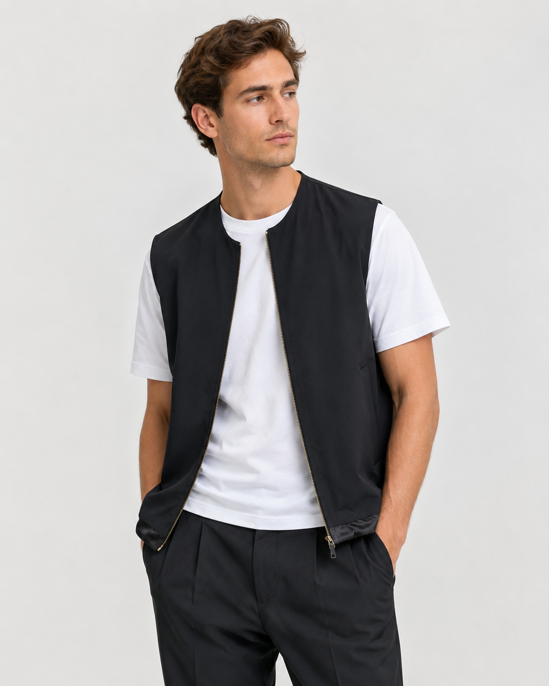 Bomber Vest Jacket