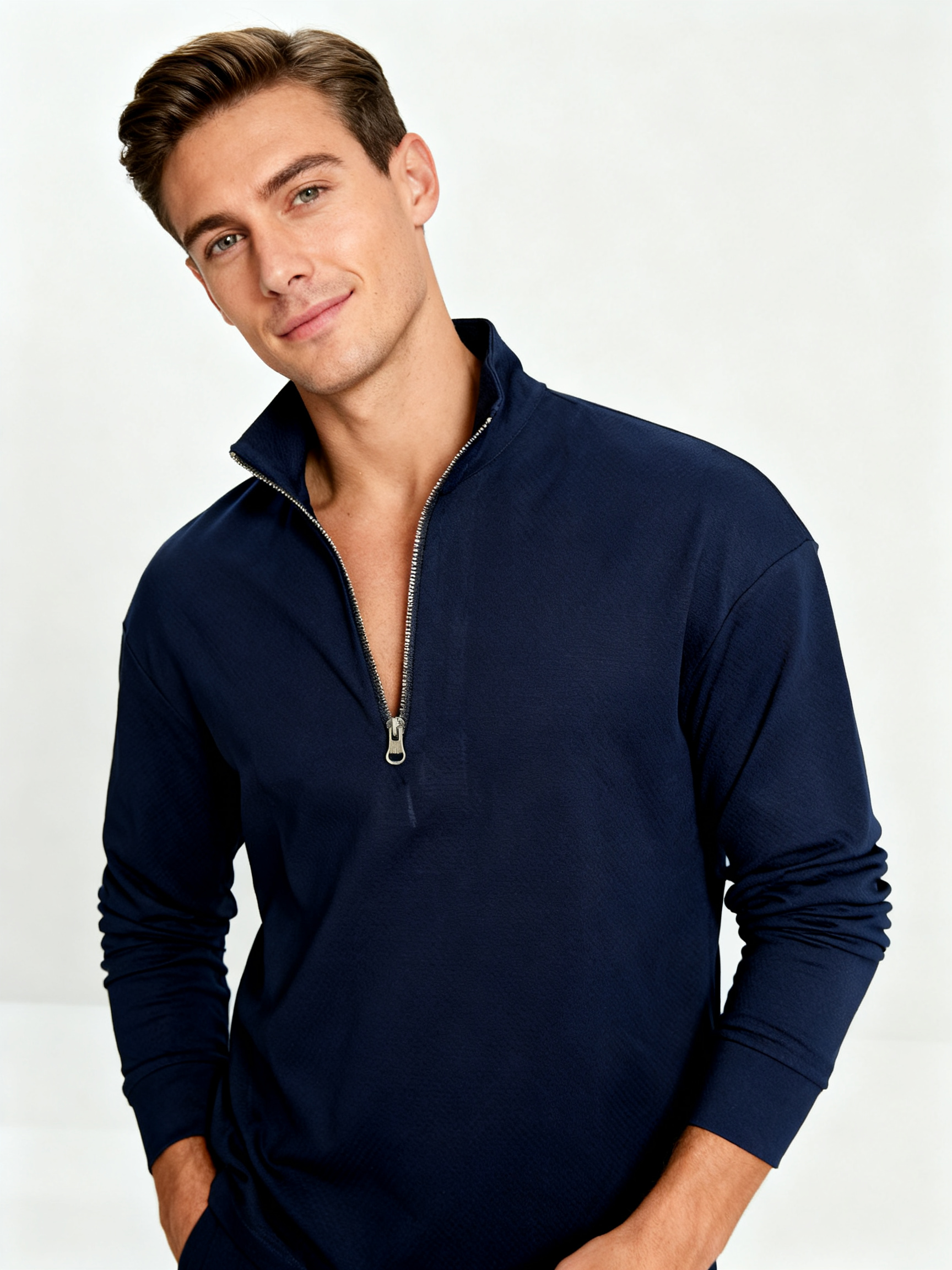 Quarter Zip Polo